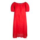 LingaDore Cotton Comfy strandkjole, rød - 8226 - 341 - Venere Red