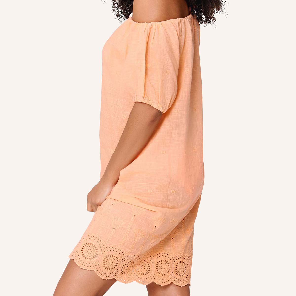 LingaDore Cotton Comfy strandkjole, orange - 8226 - 74 - Nectarine