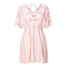 LingaDore Summer Stripes strandkjole, hvid - 8229 - 139 - Beige Stripes