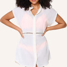 LingaDore Comfy days strandkjole, creme - 8232 - 252 - Off White