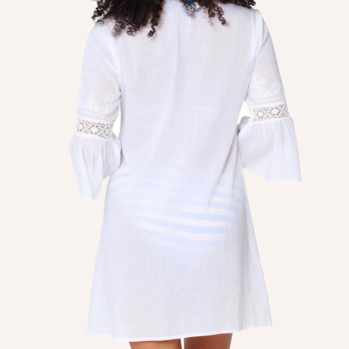 LingaDore Cool & Breezy strandkjole, hvid - 8236 - 01 - White