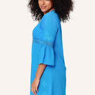LingaDore Cool & Breezy strandkjole, blå - 8236 - 368 - Ortensia Blue