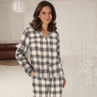 Lady Avenue pyjamas, multi - 83-1015 - 1089 - Blue/Mocca