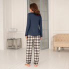 Lady Avenue pyjamas, blå - 83-1016 - 227 - Navy