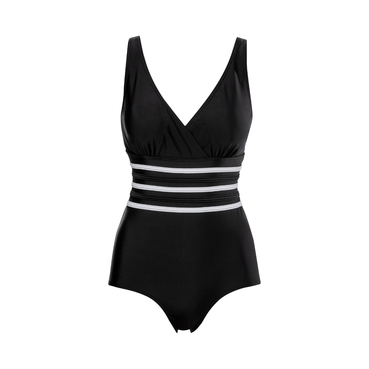 Trofé Madeira badedragt uden bøjle, sort - 84101 - 1210 - Black White