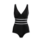 Trofé Madeira badedragt uden bøjle, sort - 84101 - 1210 - Black White