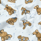 Lady Avenue pyjamas, multi - 85-2087 - 1074 - Blue Teddy