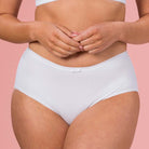 Trofé Sanna midi trusse, hvid - 90197 - 1000 - White