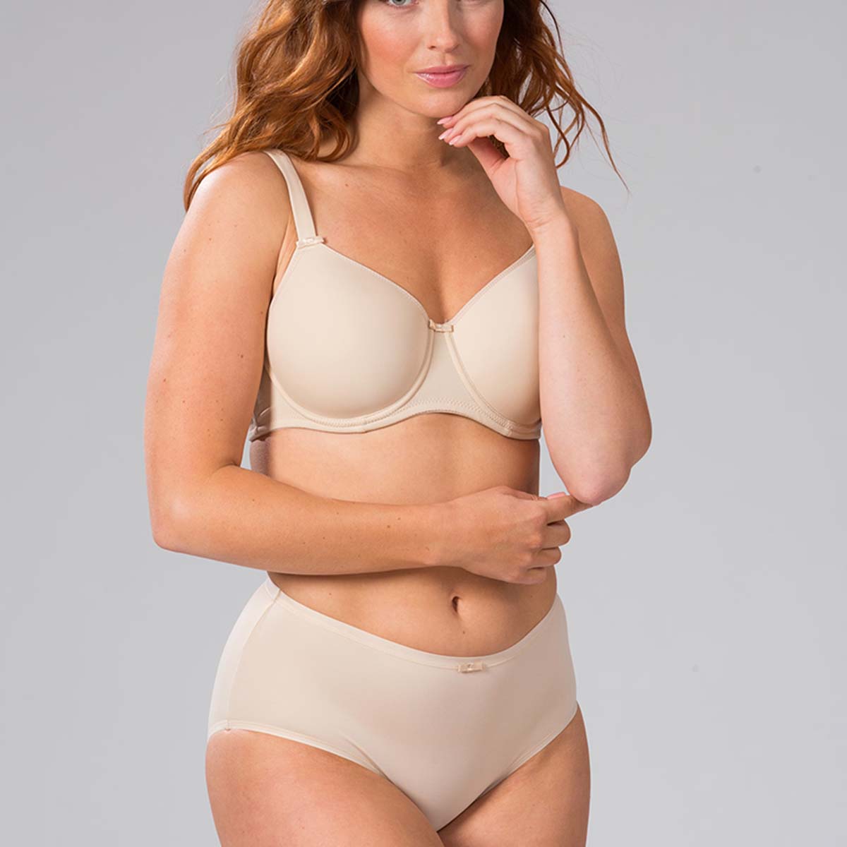 Trofé Sanna midi trusse, beige - 90197 - 1100 - Skin