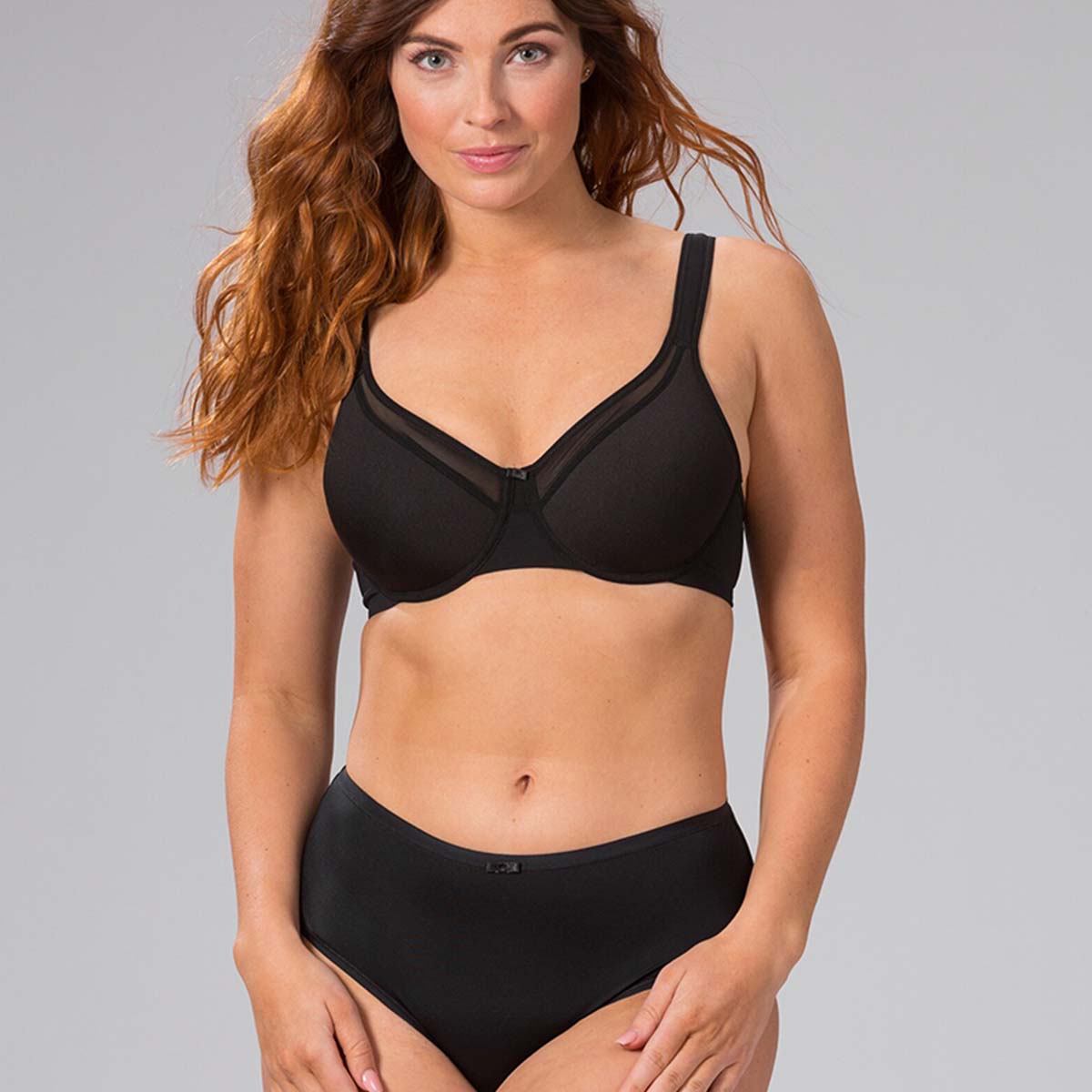 Trofé Sanna midi trusse, sort - 90197 - 1200 - Black