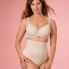 Trofé Highwaist Shaping g-streng, beige - 90700 - 1100 - Skin