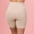Trofé Highwaist Shaping shorts, beige - 90702 - 1100 - Skin