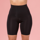 Trofé Highwaist Shaping shorts, sort - 90702 - 1200 - Black