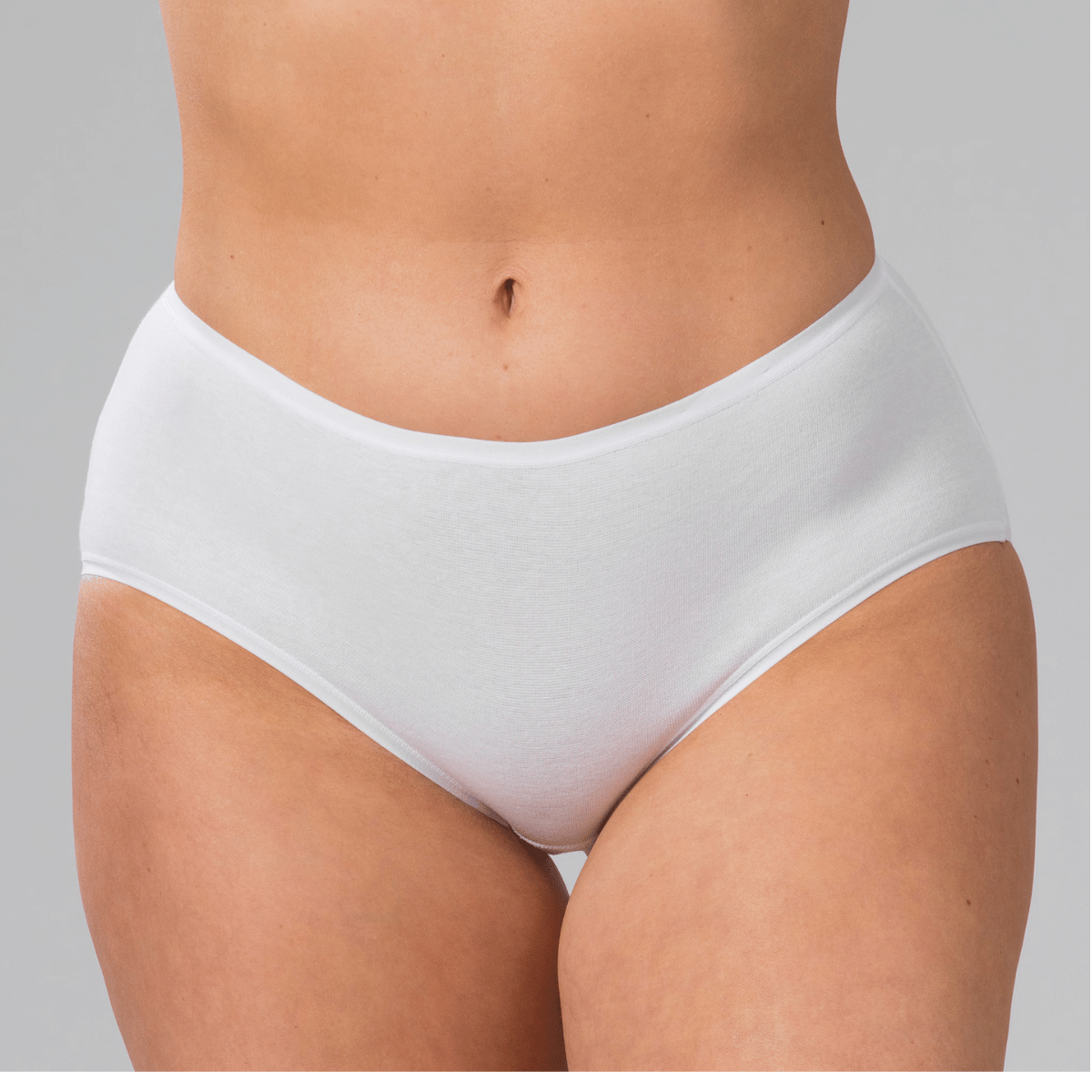Trofé Cotton midi trusse, hvid - 90828 - 1000 - White