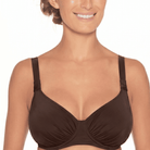 Wiki Mocca bikini top med bøjle, brun - 3467 - W079 - Mocca