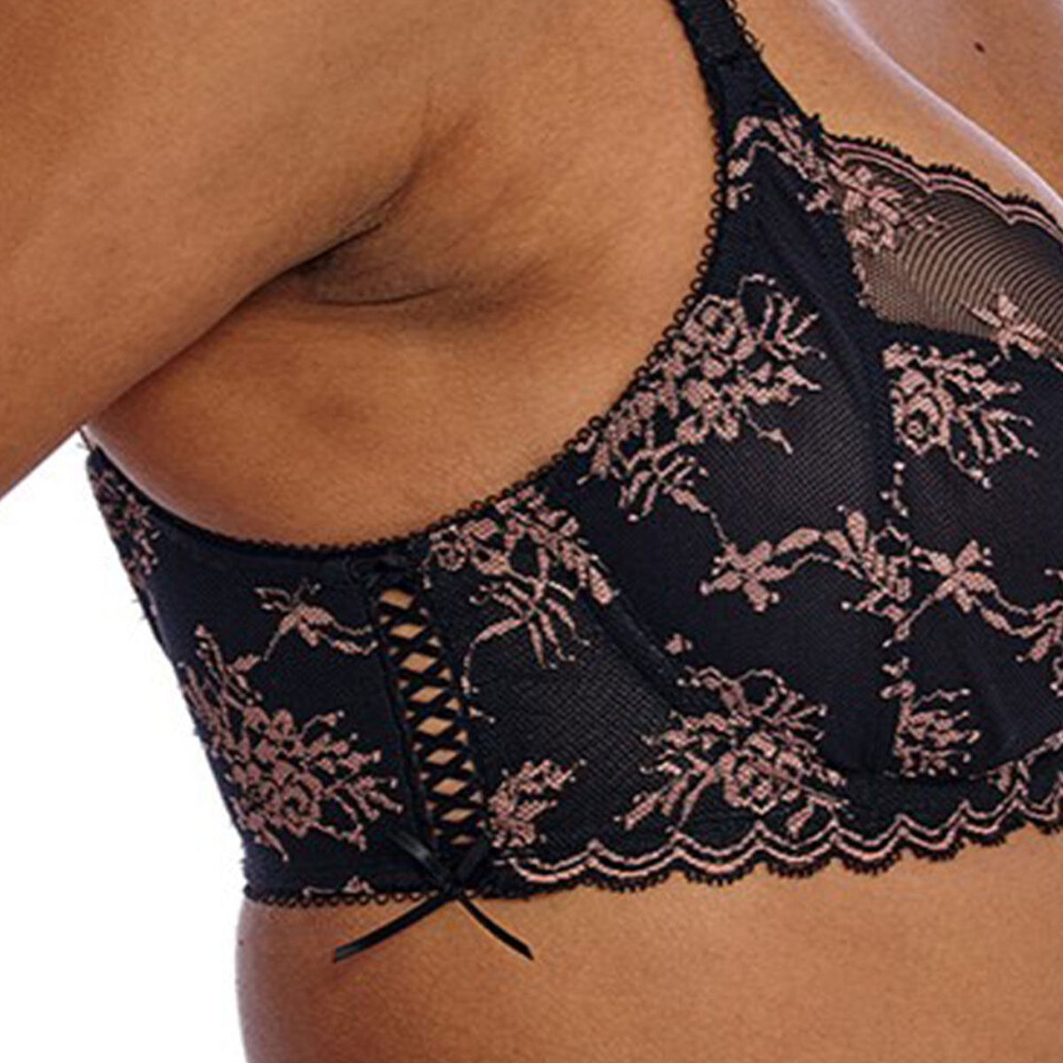 Freya Offbeat Decadence BH med bøjle, sort - AA402501 - BLK - Black