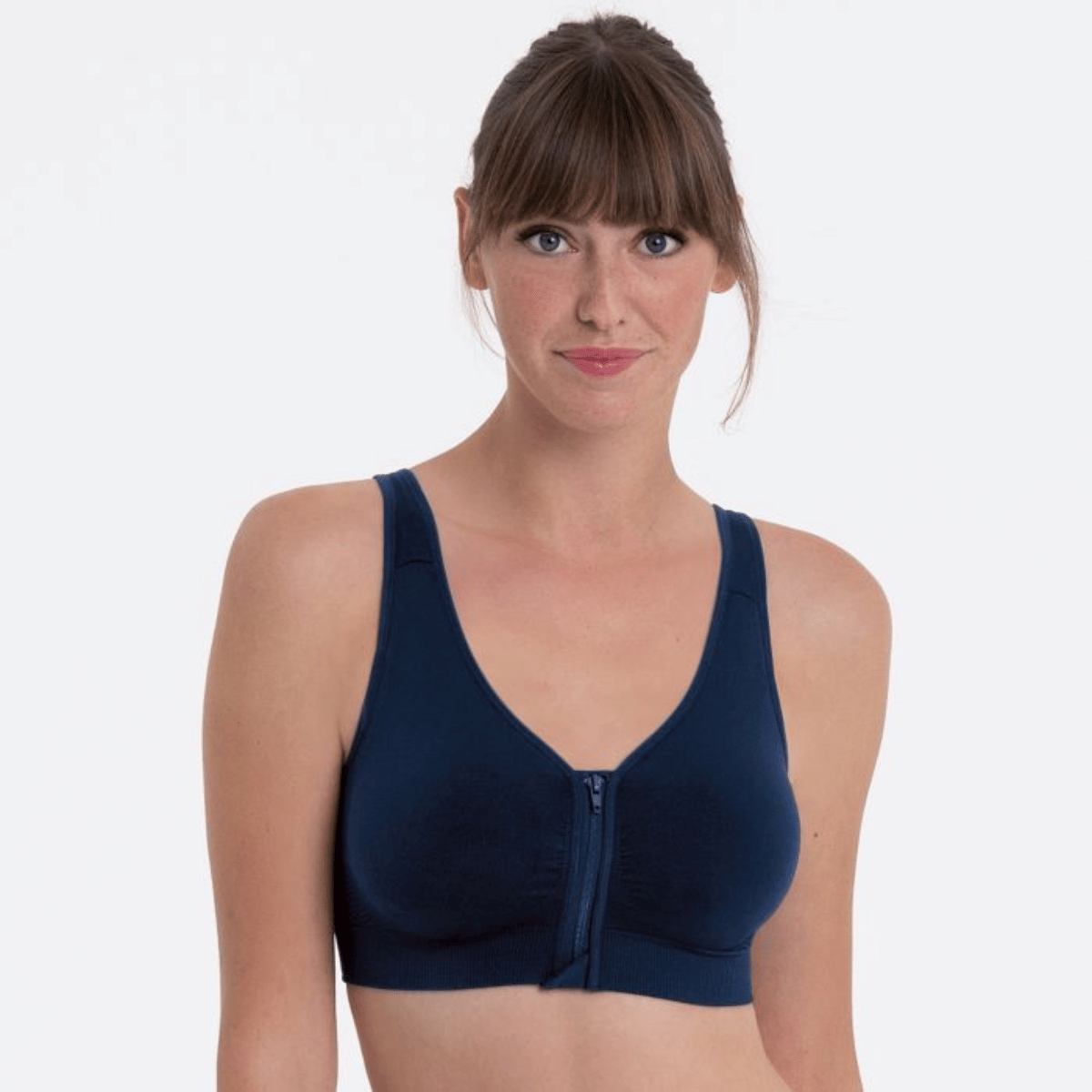 Anita Care Lynn BH uden bøjle, blå - 5768X - 380 - Maritime Blue