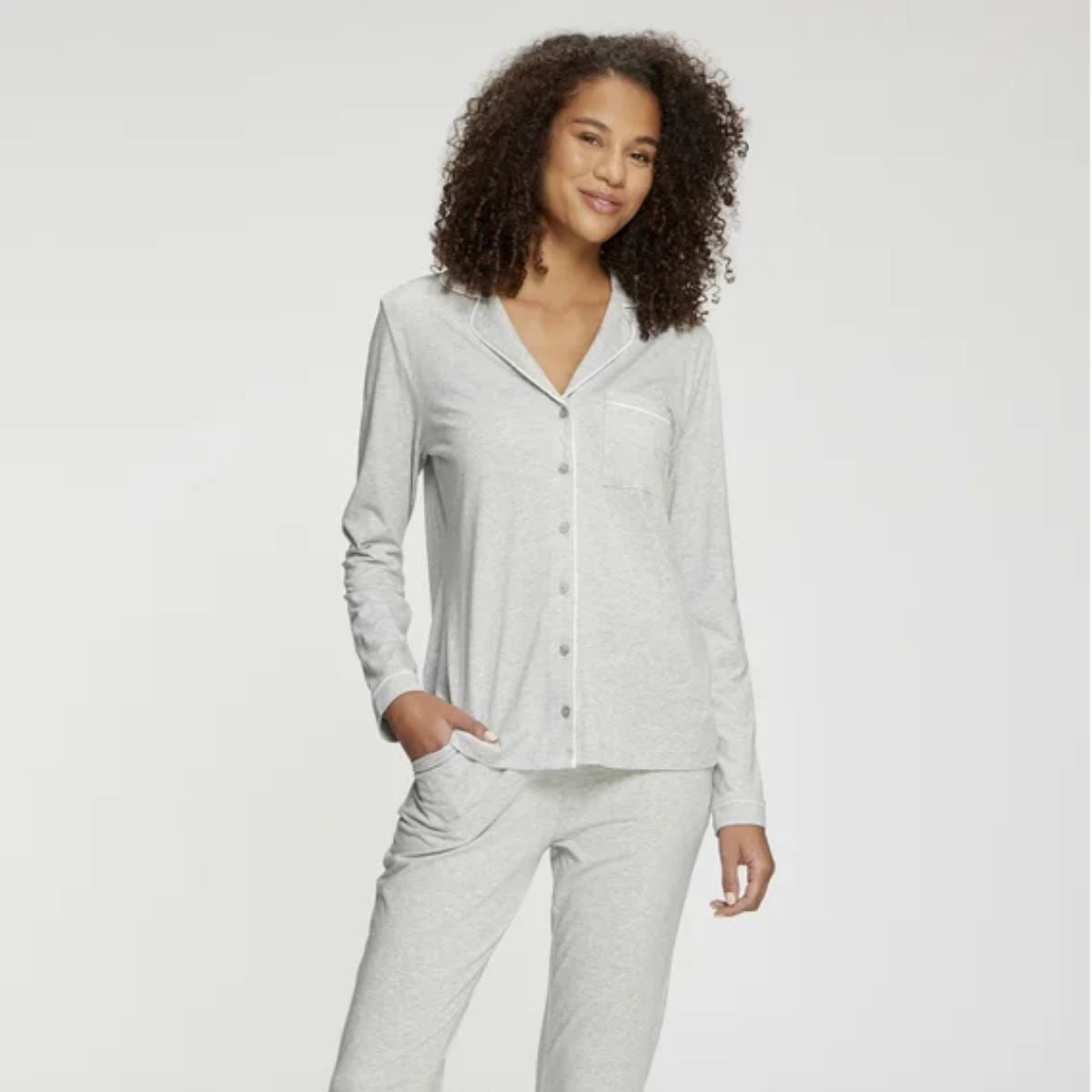 Lascana Sleep Selection nattrøje, grå - BA-300-53 - grey - Grey