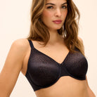 Wacoal Back Appeal BH med bøjle, sort - WA855303 - BLK - Black