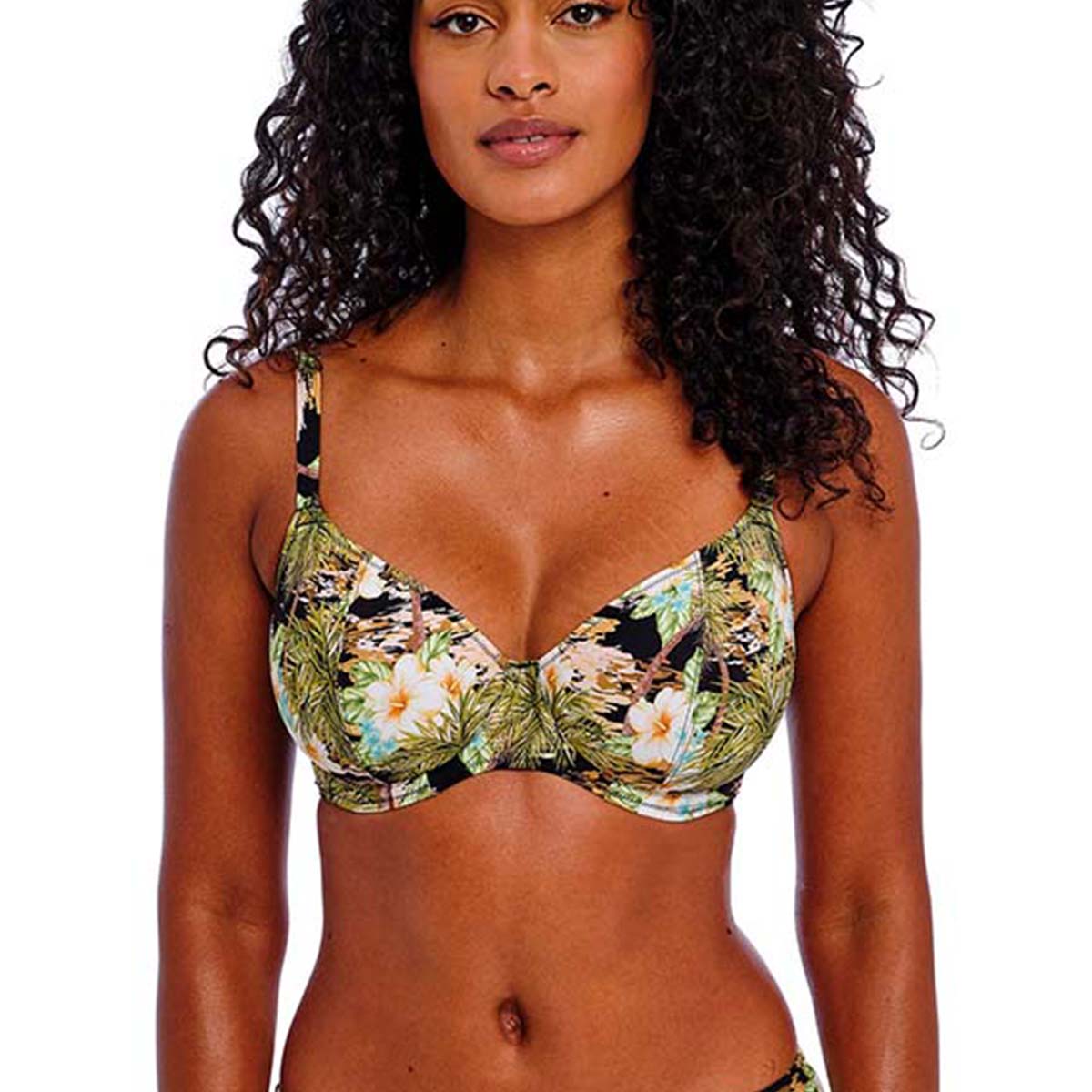 Freya Bahama Shores bikini top med bøjle, multi - AS205802 - BLK - Black