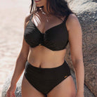 Fantasie Beach Waves bikini top med bøjle, sort - FS502201 - BLK - Black