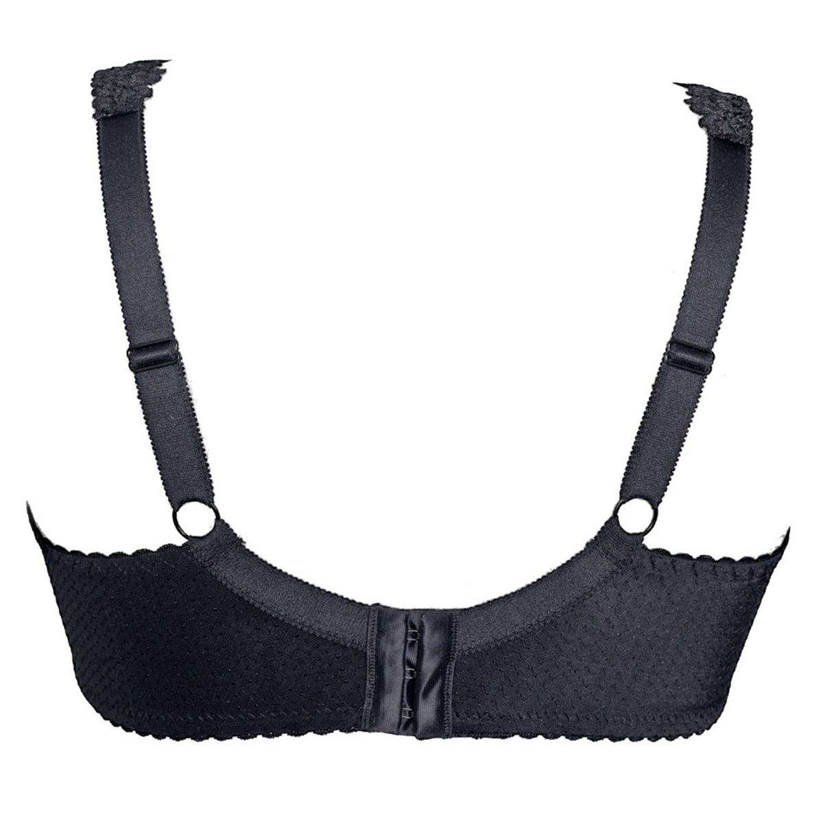Plaisir Beate Plain BH med bøjle, sort - 619431 - 1 - Black
