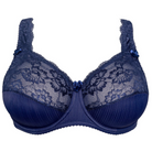 Plaisir Beate Plain Elegance BH med bøjle, blå - 619432 - 17 - Dark Blue