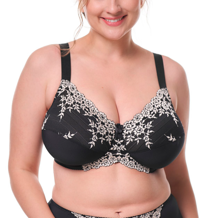 Plaisir Jane Vintage BH med bøjle, sort - 60029 - 1 - Black