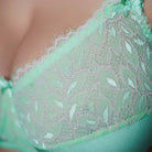 Plaisir Beate Plain BH med bøjle, grøn - 619431 - 16 - Amazonite