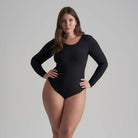 Bye Bra bodystocking, sort - LBBLSL - Black - Black