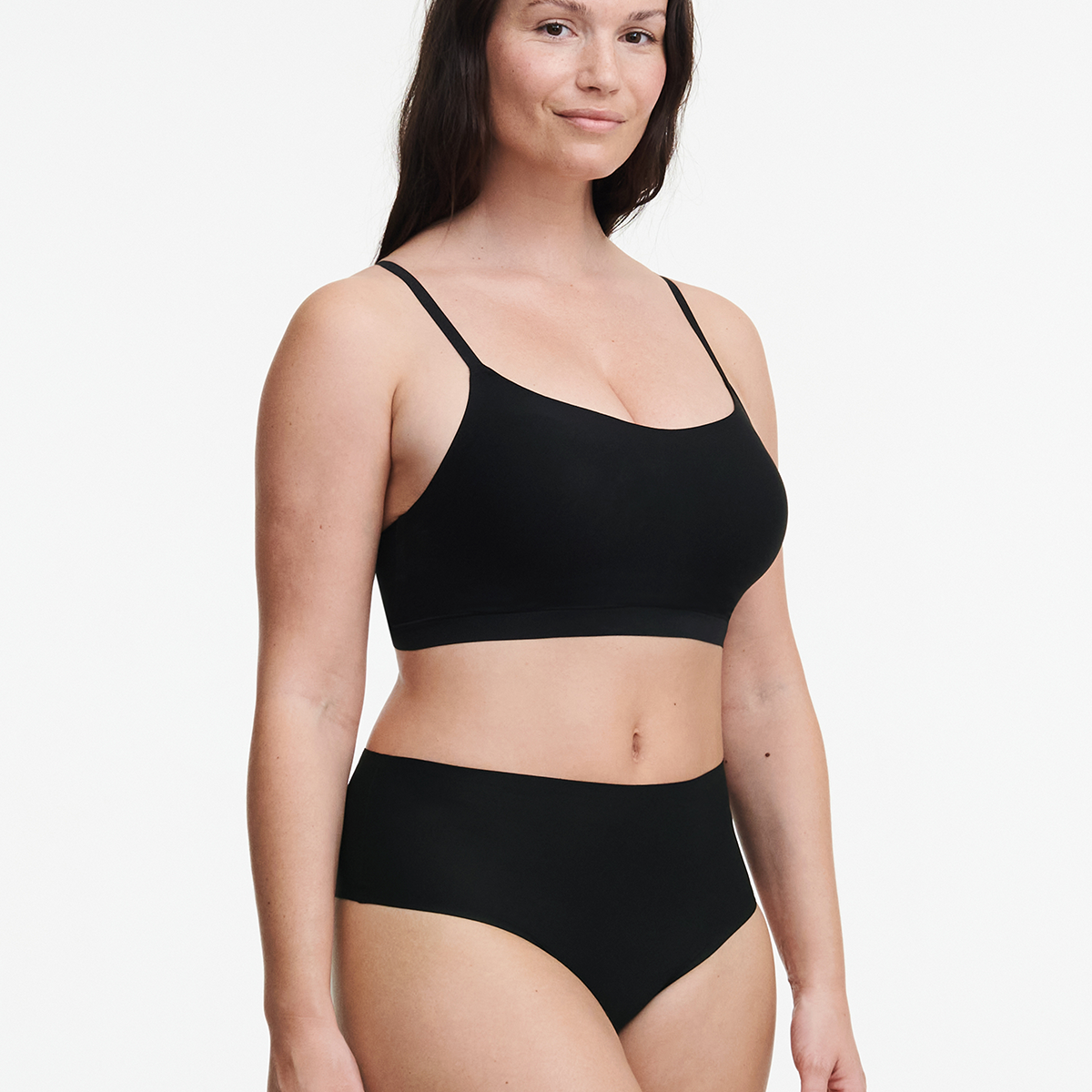 Chantelle Softstretch High Waist g-streng, sort - C10690 - 011 - Black