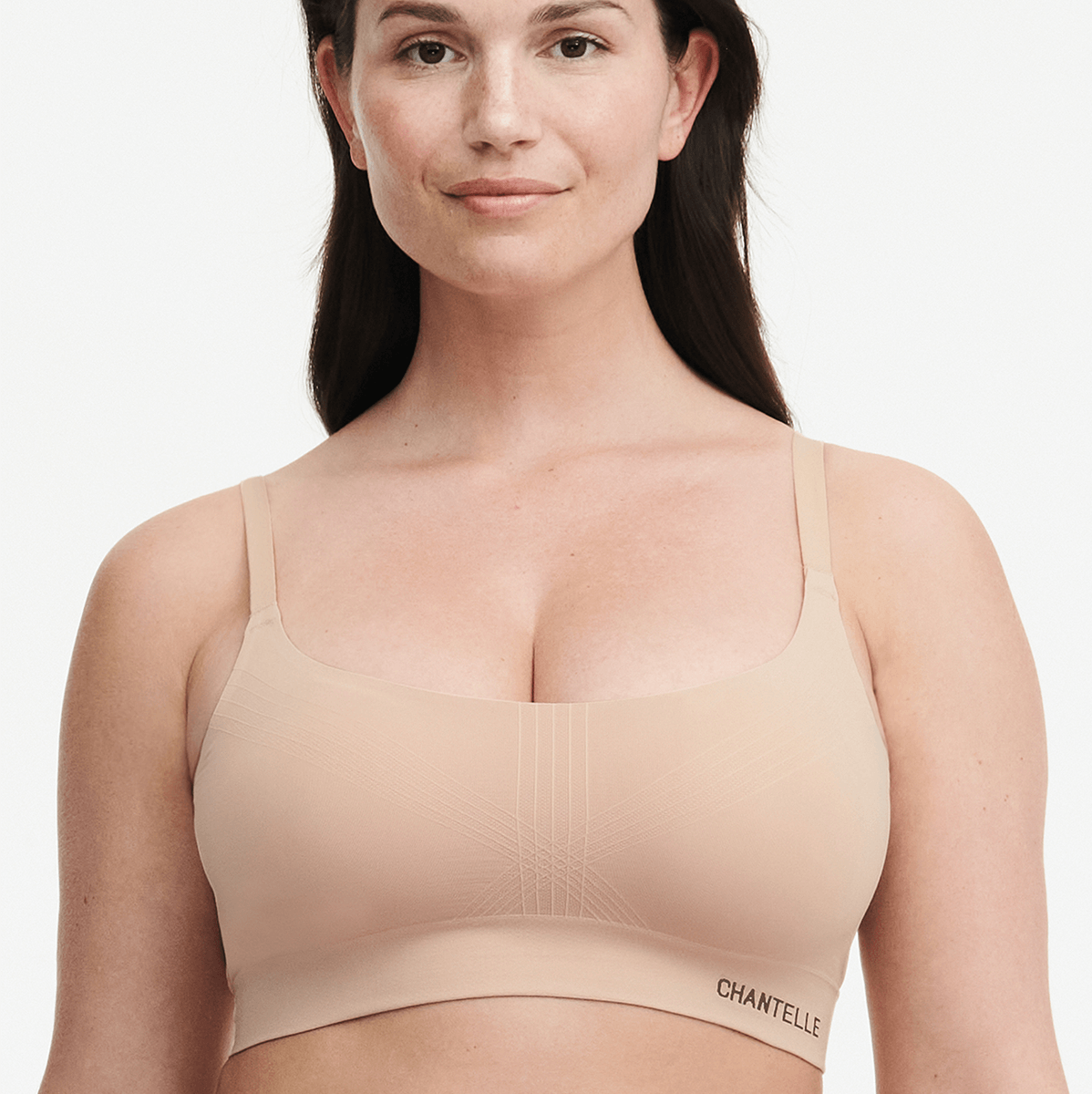 Chantelle Smooth Comfort Support BH uden bøjle, nude - C10U10 - 00Q - Clay Nude
