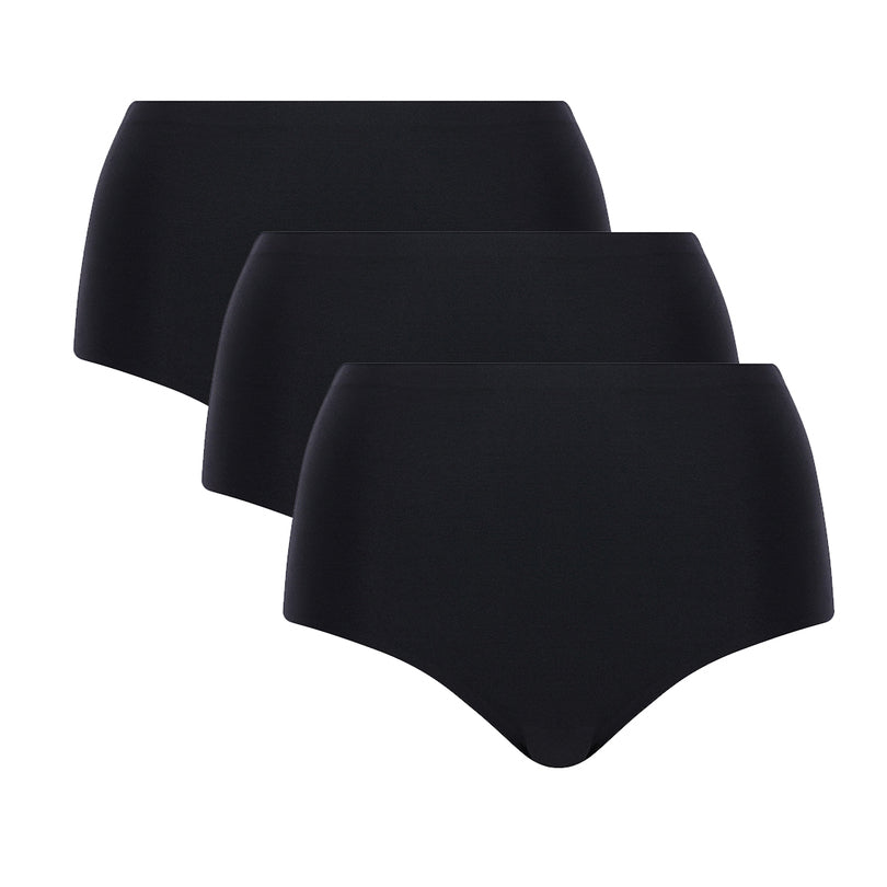 Chantelle SoftStretch 3-Pack maxi trusse, sort - C10070 - 011 - Black