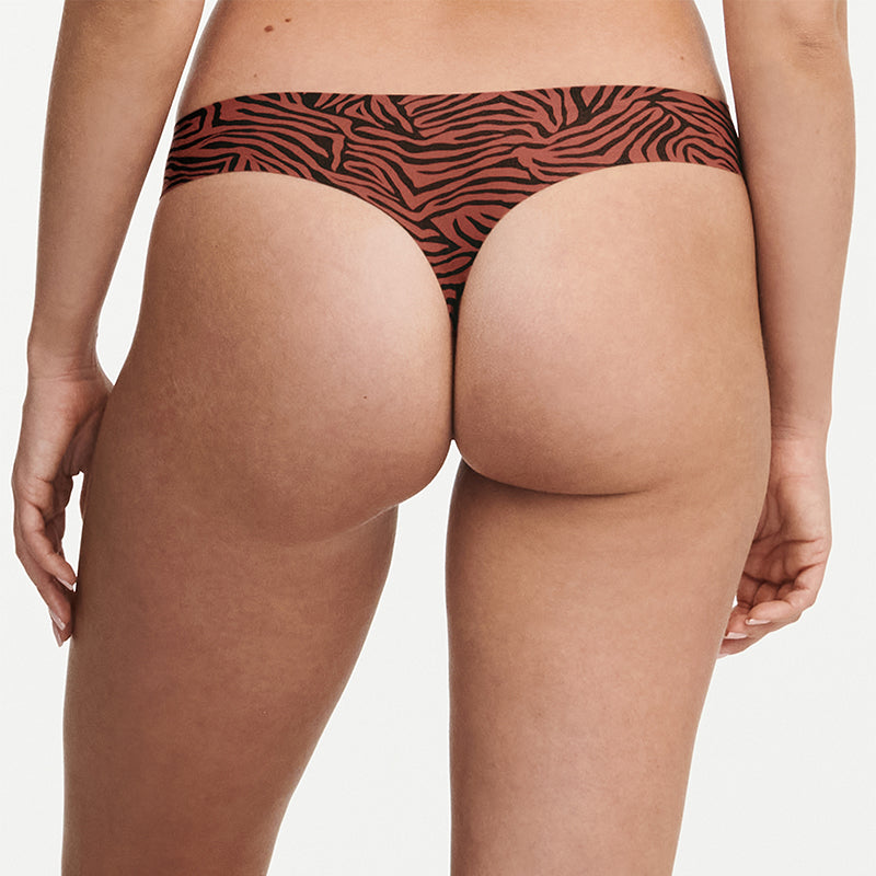 Chantelle SoftStretch g-streng, brun - C11D90 - 08X - Safari Print