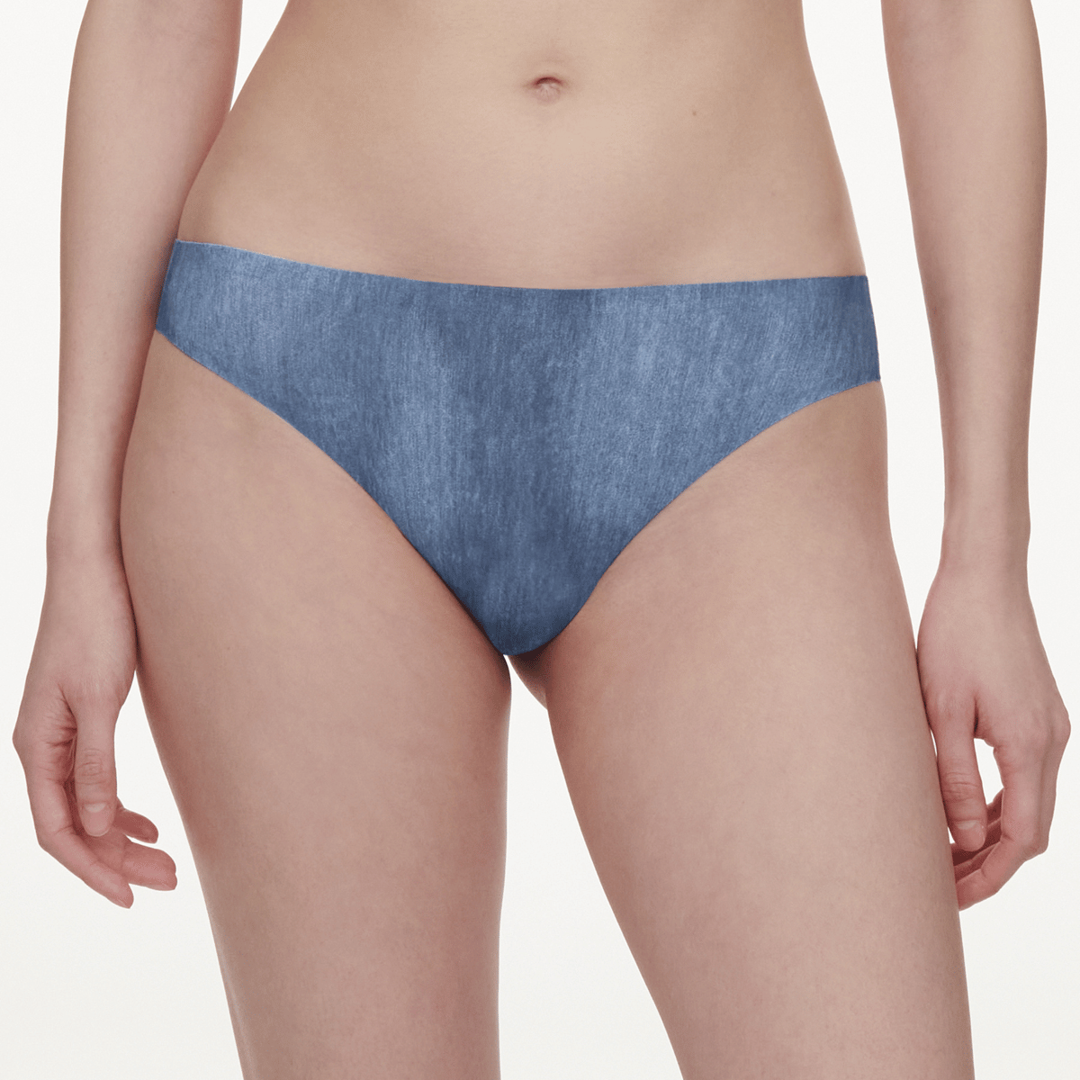 Chantelle SoftStretch g-streng, blå - C11D90 - A21 - Blue Denim Print