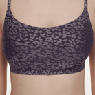 Chantelle Softstretch bralette BH, sølv - C11DQ2 - A60 - Ink Shimmer Print