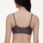 Chantelle Softstretch bralette BH, sølv - C11DQ2 - A60 - Ink Shimmer Print