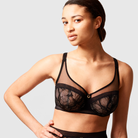 Chantelle True Lace BH med bøjle, sort - C11M10 - 011 - Black