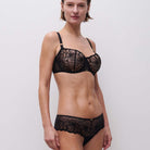 Chantelle Fleurs BH med bøjle, sort - C12M50 - 011 - Black