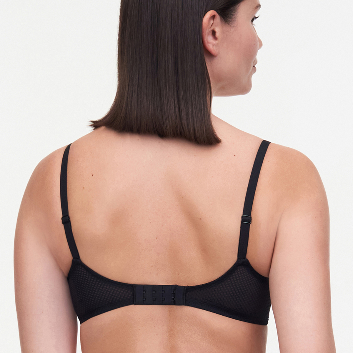 Chantelle Fleurs BH uden bøjle, sort - C12M80 - 011 - Black