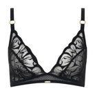 Chantelle Fleurs BH uden bøjle, sort - C12M80 - 011 - Black