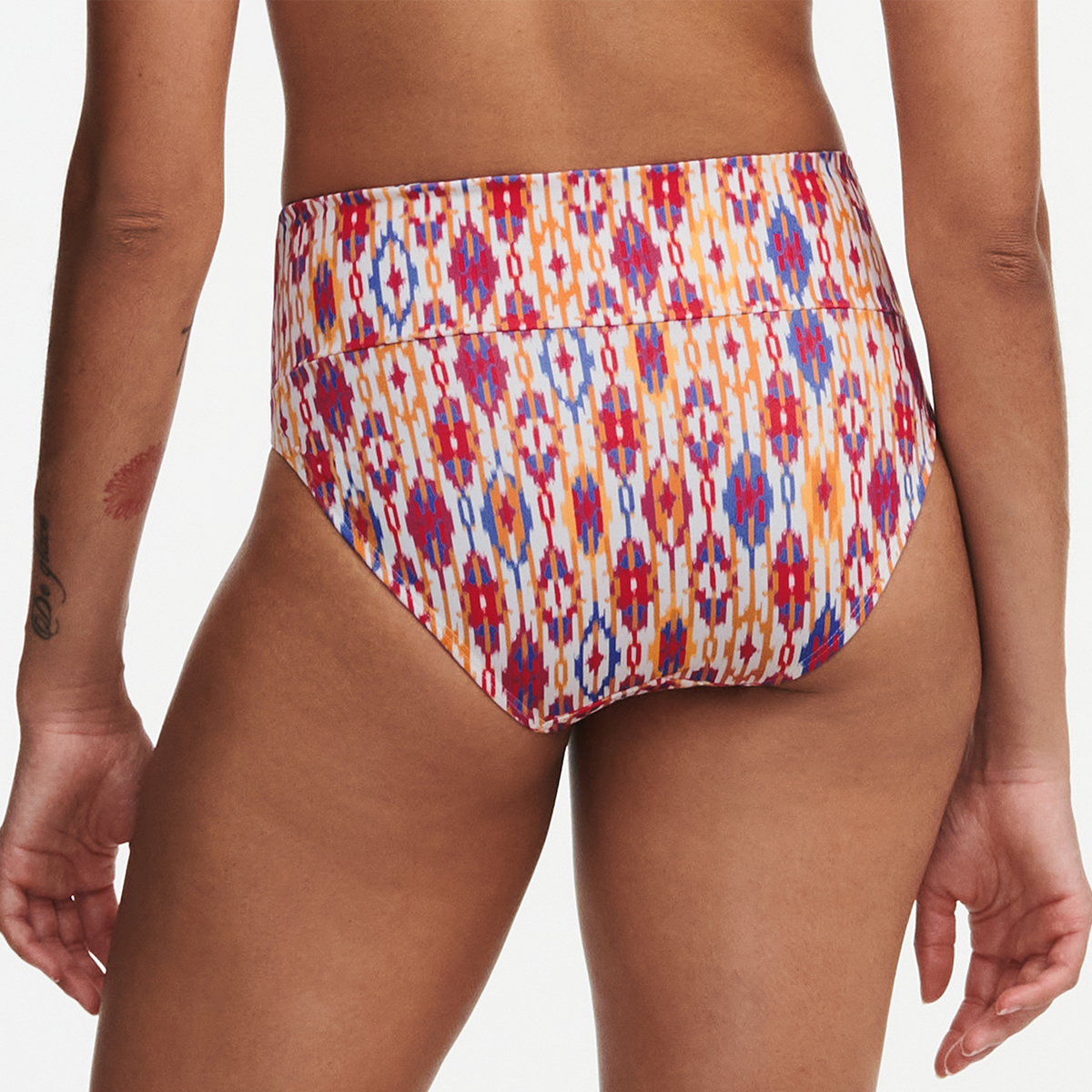 Chantelle Devotion maxi bikinitrusse, multi - C12SC5 - 0TP - Red Ikat