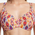 Chantelle Devotion bikini top med bøjle, multi - C12SM0 - 0TP - Red Ikat