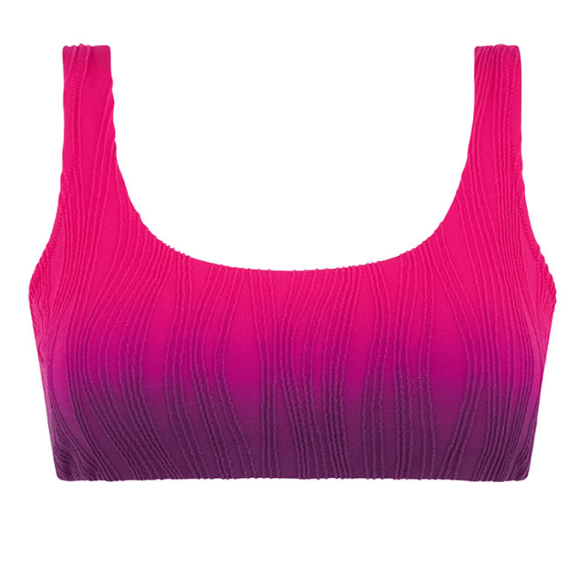 Chantelle Pulp bikini top uden bøjle, lilla - C12VQ0 - A41 - Sunset Tie & Dye