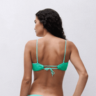 Chantelle Pulp Swim bikini top uden bøjle, grøn - C12VQ9 - C78 - Lagoon Tie And Dye