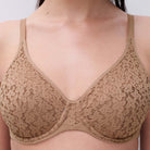 Chantelle EasyFeel Norah BH med bøjle, brun - C13F10 - 02T - Coffee Latte