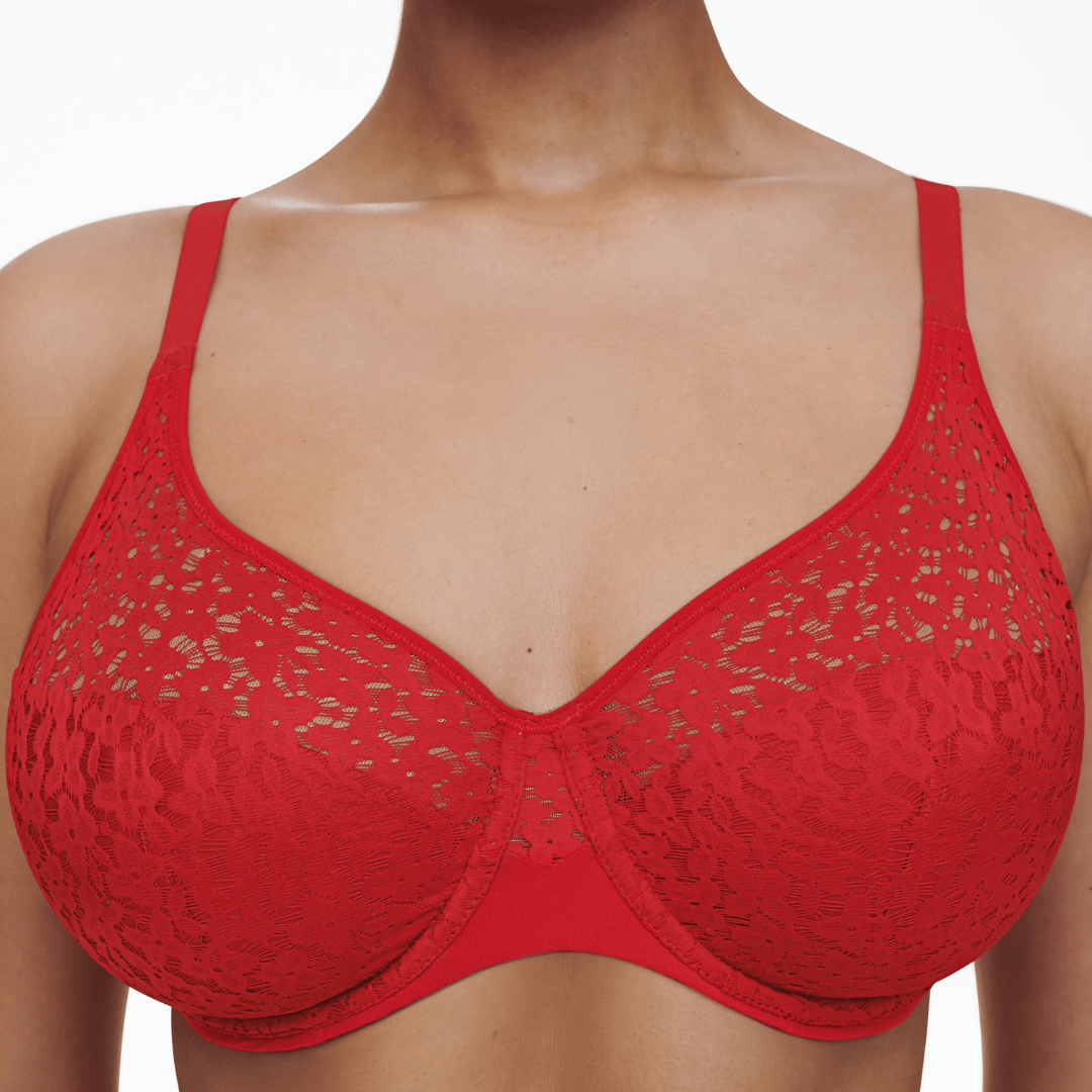 Chantelle EasyFeel Norah BH med bøjle, rød - C13F10 - 0YU - Poppy Red
