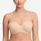 Chantelle EasyFeel Norah stropløs BH, beige - C13F50 - 01N - Golden Beige