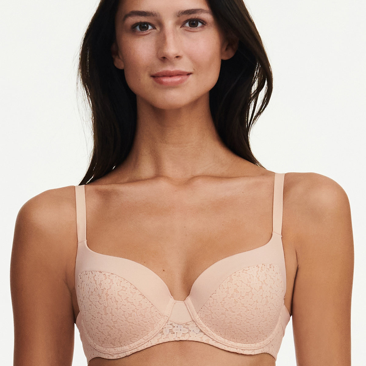 Chantelle EasyFeel Norah BH med bøjle, beige - C13F90 - 01N - Golden Beige