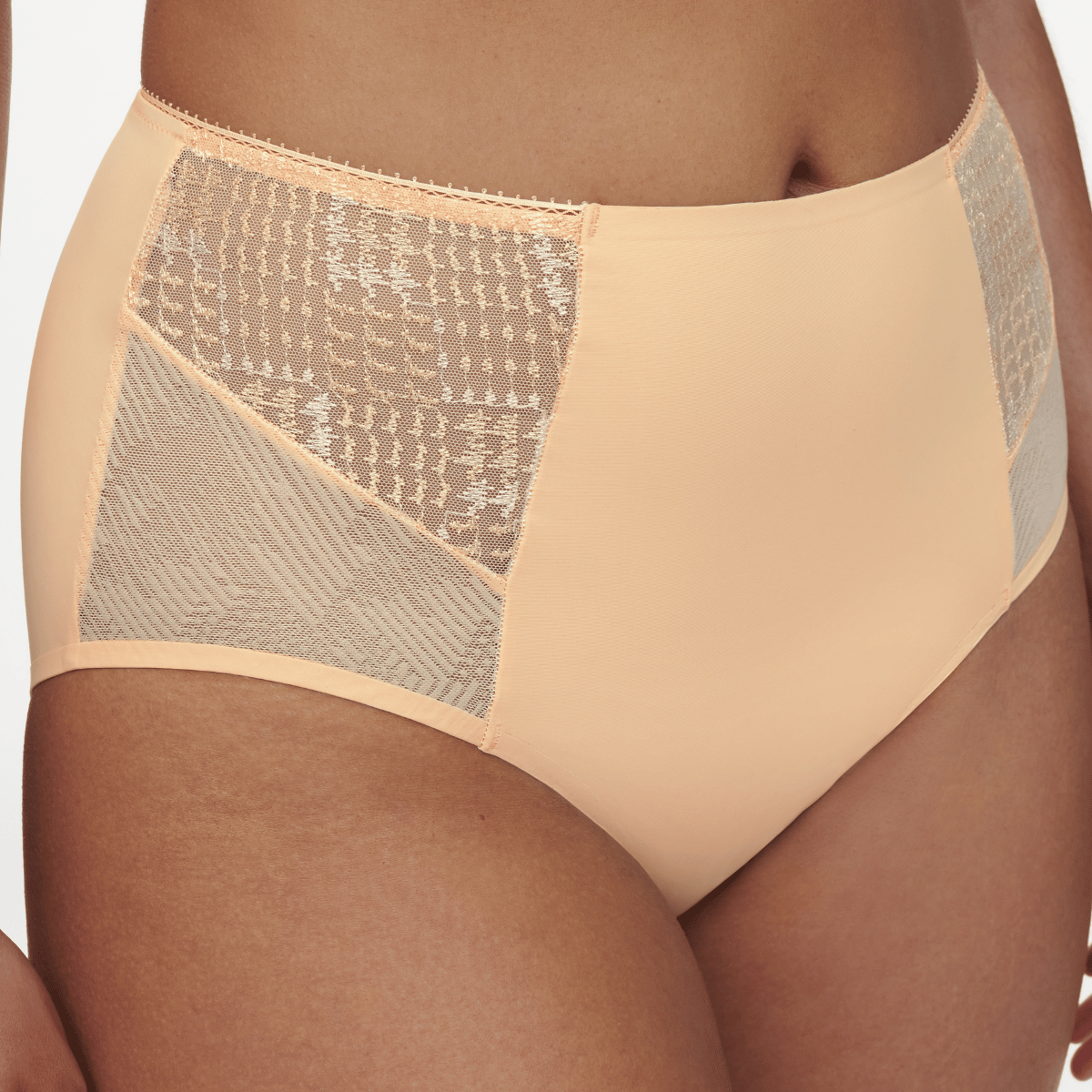 Chantelle Intrigue maxi trusse, gul - C13WC6 - 056 - Sunflower Yellow